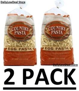 2 PACK - Country Pasta Homemade Style Egg Pasta 56 oz (Total 112 oz) FAST SHIP!! - Picture 1 of 2
