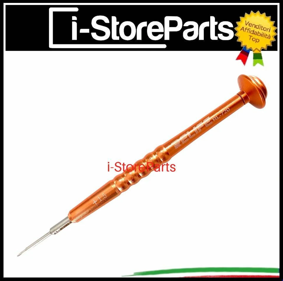 CACCIAVITE GIRAVITE PROFESSIONALE RL720 SAMSUNG HUAWEI XIAOMI IPHONE CROCE 1.5mm - Immagine 1 di 1