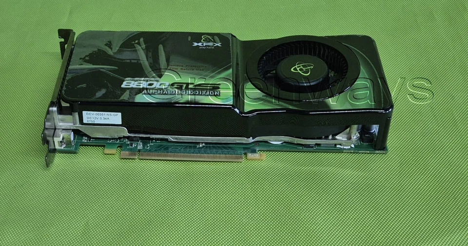 Retro Nvidia GeForce 8800 GTS 512mb GDDR3 PCI-E Graphics Card Alpha Dog Edition - Image 1 of 4