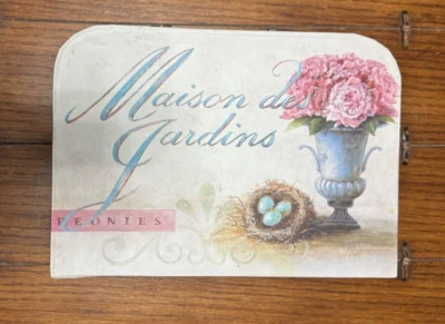 French Style Floral Little Suitcase/ Storage Box/ Keepsake By Art In Motion - Image 1 of 4