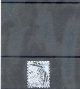 INDIEN (INDORE) SC 40 (SG 92) sehr schön gebraucht 1882 2a blau, forerunner, indore 28no84 cds-- - Bild 1 von 1