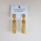 Sugarfix By Baublebar Polished Beaded Tassel Earrings - Gold