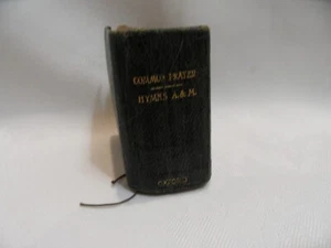 MINIATURE COMMON PRAYER AND ANCIENT AND MODERN HYMNS BOOK LEATHER - Picture 1 of 6