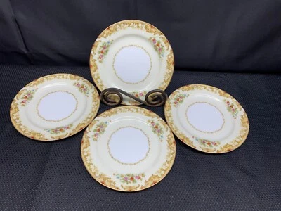 Noritake "MYSTERY PATTERN #176" Japan ~ Set of 4 ~ Bread Plates ~ 6 3/8" - Image 1 of 4