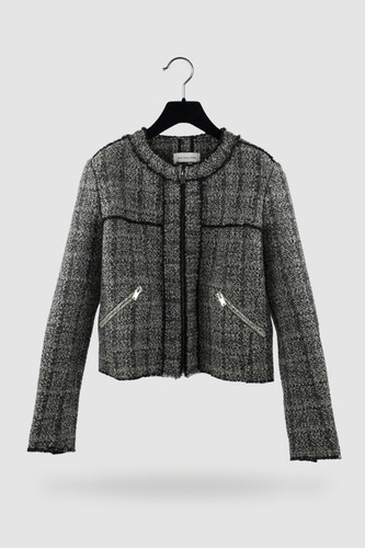 Isabel Marant Etoile Tweed Zip Jacket Size 36
