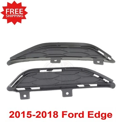 New Front Bumper Filler For 2015-2018 Ford Edge Set of 2 Driver & Passenger Side - Imagem 1 de 4