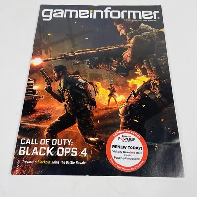 Revista Game Informer edición de octubre de 2018 306 Call of Duty Black Ops 4, Lone Echo Foto 1 de 4
