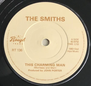 The Smiths -This Charming Man- 1st Irish Pressing/‘Double Dip’ Centre/Orig Logo - Picture 1 of 4