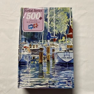 Sure-Lox Artist Series 500 Pc Puzzle - "Sunday Morning Reflections" - New, other - Picture 1 of 17
