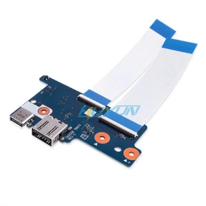 Placa USB genuina HP Chromebook 11A G8 EE con cables P/N DA00GETB8C0 L92816-001 - Imagen 1 de 5