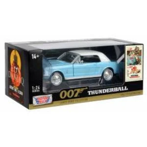 MOTORMAX 1/24 FORD MUSTANG HARDTOP JAMES BOND 1964 THUNDERBALL 79855 - Picture 1 of 1