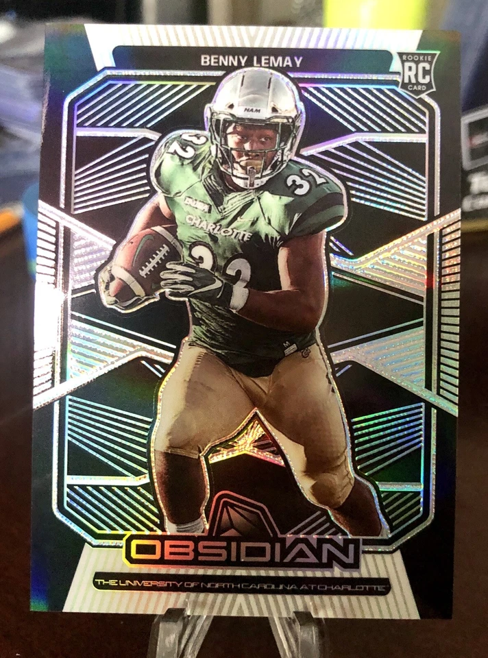 BENNY LEMAY 2020 PANINI OBSIDIAN FOOTBALL ROOKIE CARD /99 - Image 1 of 2