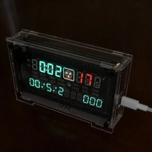 VFD Screen VFD Clock Support Automatic or Manual Brightness Adjustment Black - Picture 1 of 5