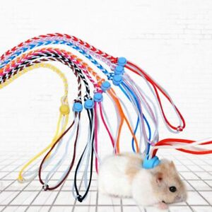 Adjustable Small Pet Harness Leash Gerbil Cotton Rope For Rat Mouse Hamster Pet
