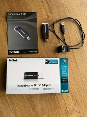 Adaptador RangeBooster D-Link Wireless-N USB 2.0 probado funciona Foto 1 de 4