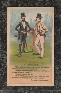 Tarjeta comercial victoriana Ariosa Coffee Fair broma de advertencia de Puck #2 5 x 3 - Imagen 1 de 2
