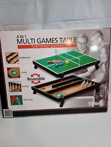 Tabletop Games, Multi 4 In 1 (Bowling, Table Tennis, Shuffleboard, Curling) - Picture 1 of 3