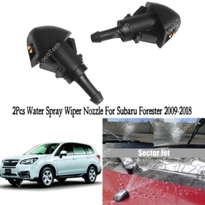 Spray Wiper Nozzle For Subaru Forester 2009-18 2Pcs Front Windshield Washer Jet - Imagen 1 de 10