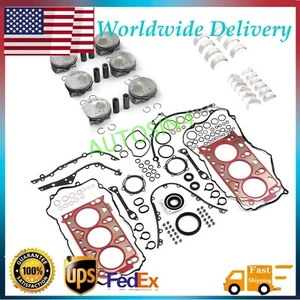 Engine Overhaul Rebuild Pistons Kit For Porsche Macan Panamera S 3.0T V6 - Picture 1 of 9