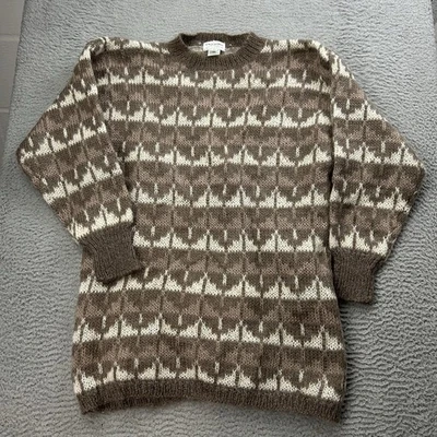 Suéter suéter de lana mohair Christian Dior para mujer marrón talla mediana Foto 1 de 4