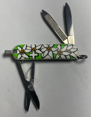 Victorinox Classic Swiss Army 58MM Edelweiss VERDE/BLANCO Foto 1 de 4