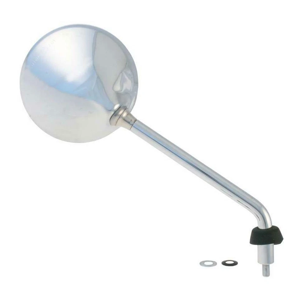 SPECCHIO RETROVISORE DESTRO CROMATO ORIGINALE LIBERTY MOC IGET 50 125 150 200 - Immagine 1 di 1