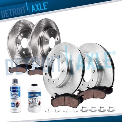 10pc Front & Rear Brake Rotors Ceramic Brake Pads for 2004 Volkswagen Passat - Image 1 of 4