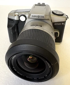 Minolta Dynax 5 35mm SLR film camera with 28-100m AF zoom lens Tested & Working! - Picture 1 of 14