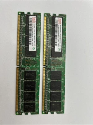 Hynix HYMP564U64P8-C4 512MB 1Rx8 PC2-4200U-444-12 Memory Module - Image 1 of 2