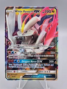 Pokemon White Kyurem GX 48/70 Dragon Majesty Holo NM - Bild 1 von 2