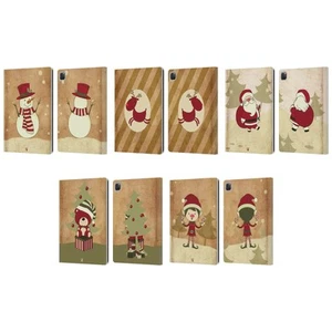 HEAD CASE DESIGNS CHRISTMAS CLASSICS LEATHER BOOK WALLET CASE FOR APPLE iPAD - Picture 1 of 11