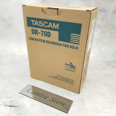 TASCAM DR-70D DSLR Linear PCM Recorder Mixer 4-Spur Stereo Eingebautes Mikrofon - Bild 1 von 4