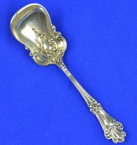 WATSON MECHANIKER STERLINGSILBER OLYMPIA MUSTER ZUCKER-/GELEE-LÖFFEL - um 1903 - Bild 1 von 6