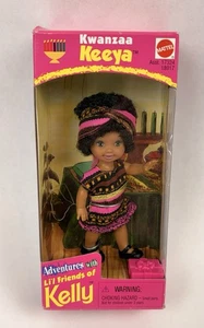 1999 Kwanzaa Keeya Barbie Lil Friends Of Kelly African-American Doll NRFB #17324 - Bild 1 von 2