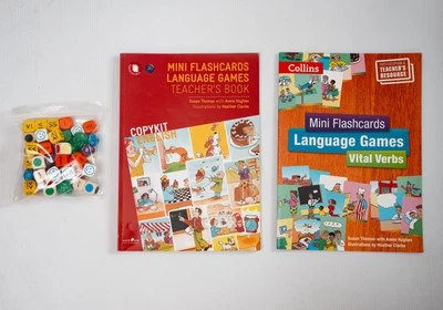 Collins Mini Flashcards Language Games Books & Dice Set - Image 1 of 4
