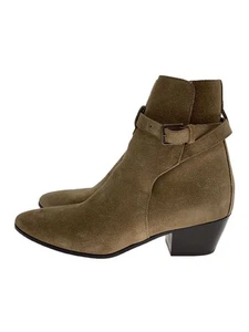 SAINT LAURENT Other Short Boots 37 Beige Suede 498372 Used - Picture 1 of 6