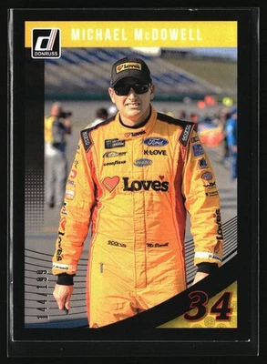 2019 Panini Donruss Racing #45 Michael Mcdowell /199 - Image 1 of 2
