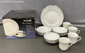 Sheffield Blue Whisper Porcelain Fine China 20 Pieces - Picture 1 of 5