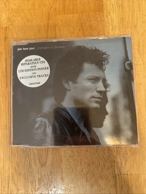 Jon Bon Jovi Midnight In Chelsea импорт из Великобритании 4 трека компакт-диск 1997 выпуск Mercury Records - Изображение 1 из 4