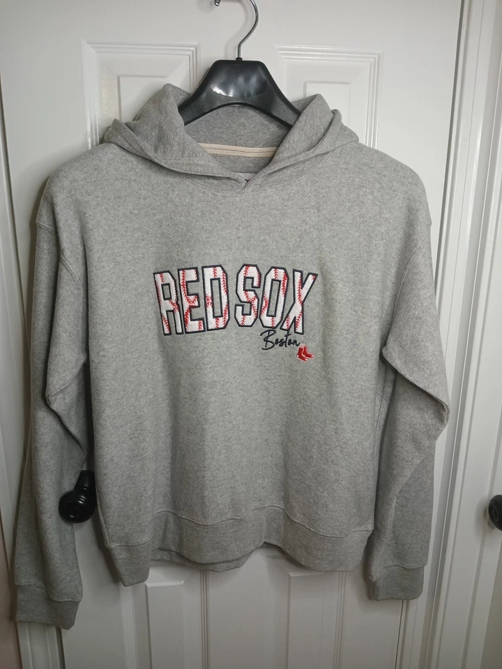 Boston Red Sox Gray Hooded Sweatshirt - Изображение 1 из 4
