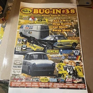 CA BUG-IN 2013 VW VOLKSWAGEN #38 Drag Racing, Car Show, Orange County Poster - Picture 1 of 3