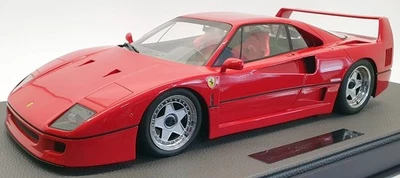 Top Marques 1/12 Scale Model Car TM12-17A - 1987 Ferrari F40 - Red - Image 1 of 4
