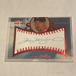 2004 Fleer Sweet Sigs TIM WAKEFIELD AUTO Boston Red Sox AUTO 056/150 - Foto 1 di 8