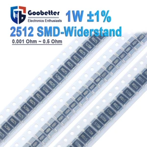 2512 SMD Widerstände 1/2/3W Chip-Widerstand ± 1% -Bereich von 0,001Ohm ~ 0,5Ohm - Picture 1 of 9