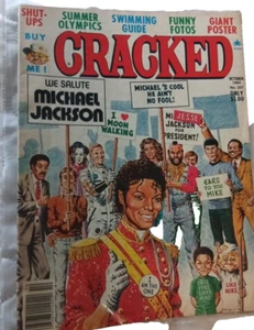 Cracked Magazine #207 ottobre 1984, copertina Michael Jackson, Mr. T, Boy George - Foto 1 di 2