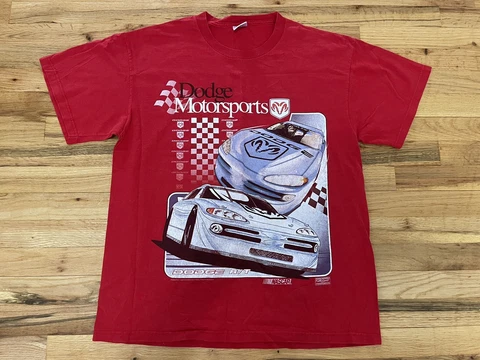 Vintage 2001 Dodge Motorsports Legacy Return To NASCAR Shirt Mens L Evernham Cover