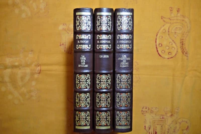 TROYAT GENEVOIX GIRAUDOUX , Lot de 3 livres , éditions Famot de luxe - Photo 1/4