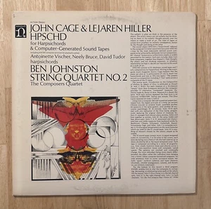 H-71224 John Cage & Lejaren Hiller HPSCHD Nonesuch Stereo - Picture 1 of 4