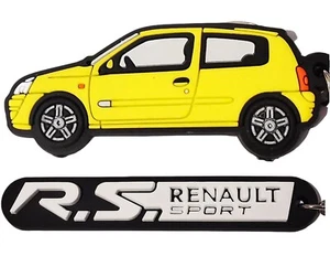 Llavero Renault Clio 172/182 Amarillo + Llavero Renault Sport - Imagen 1 de 3