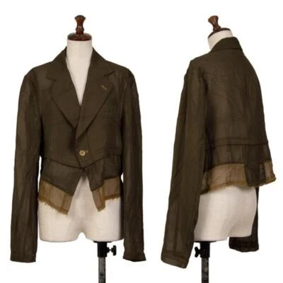 Chaqueta transparente robe de chambre COMME des GARCONS Poly Deyd talla L 2505TY Foto 1 de 4